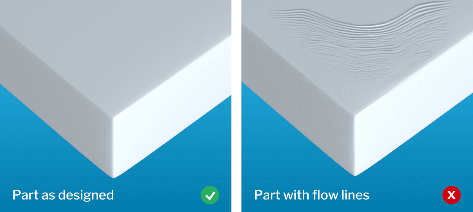 Surface finishing sample